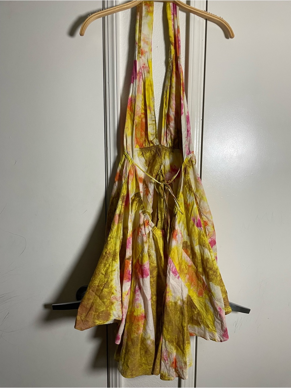 Zara Floral Cami Tapered Waist V-Neck Mini Dress - Picture 5 of 6